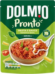 Dolmio® Pasta Pronto Tomato & Basil Microwave Fusilli image