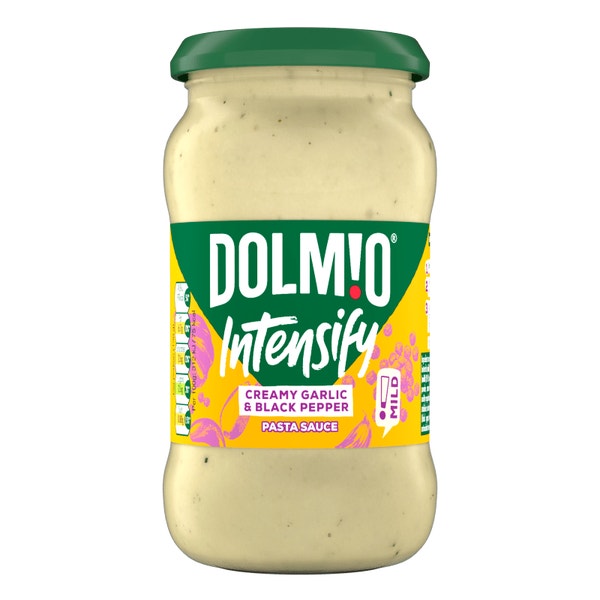 Dolmio® Intensify Mild Creamy Garlic & Black Pepper Pasta Sauce