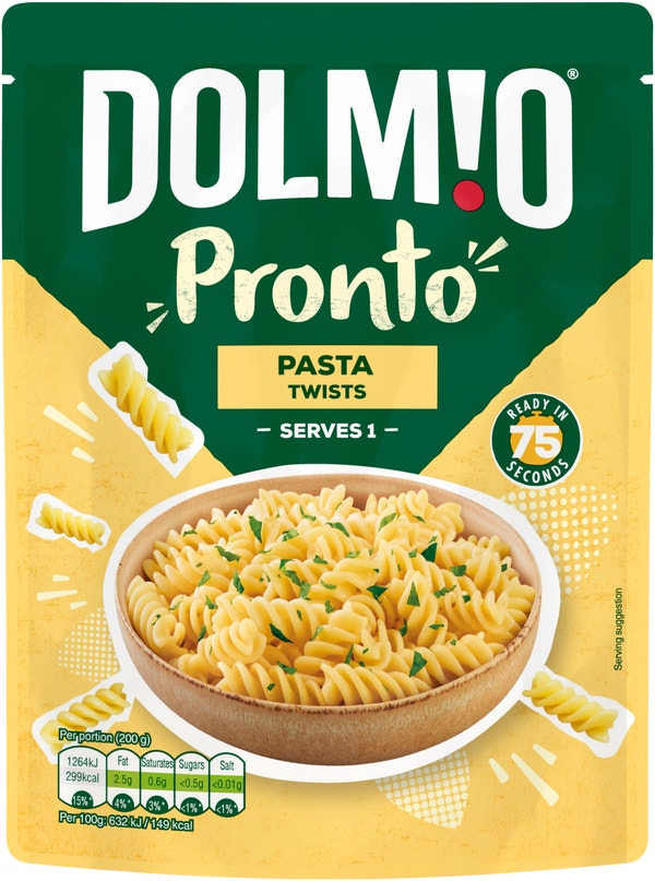 Dolmio® Pasta Pronto Twists Microwave Pouch