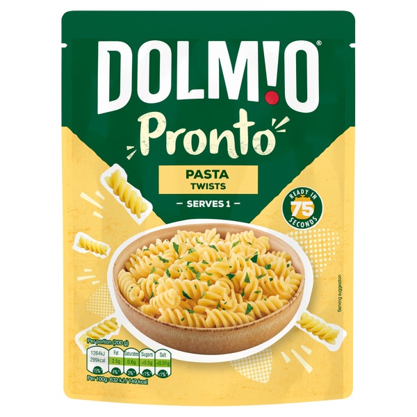 Dolmio® Pasta Pronto Twists Microwave Pouch
