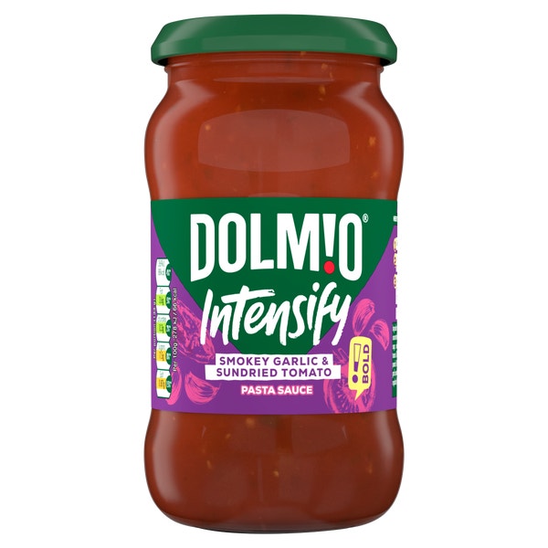 Dolmio Intensify Pasta Sauce Smokey Garlic and Sundried Tomatoes 400g